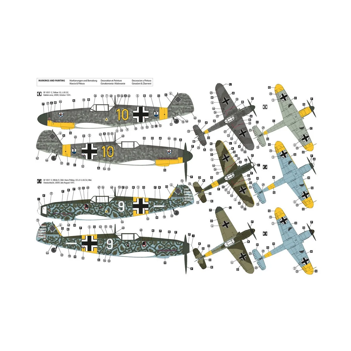 Bf 109 F-2 Eastern Front, 1/32 - Hobby 2000 32013
