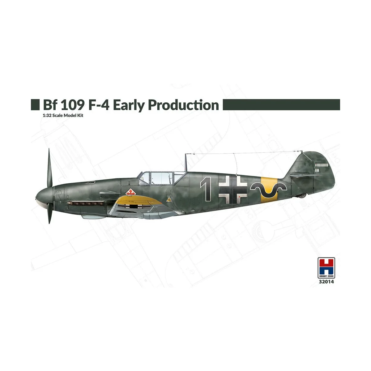 Bf 109 F-4 Early Production, 1/32 - Hobby 2000 32014