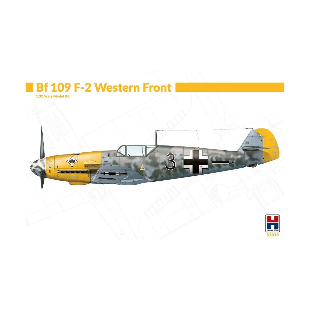 Bf 109 F-2 Western Front, 1/32 - Hobby 2000 32015