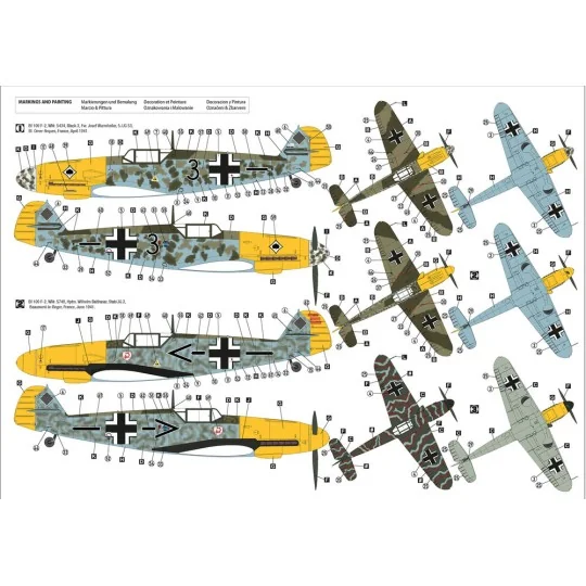 Bf 109 F-2 Western Front, 1/32 - Hobby 2000 32015
