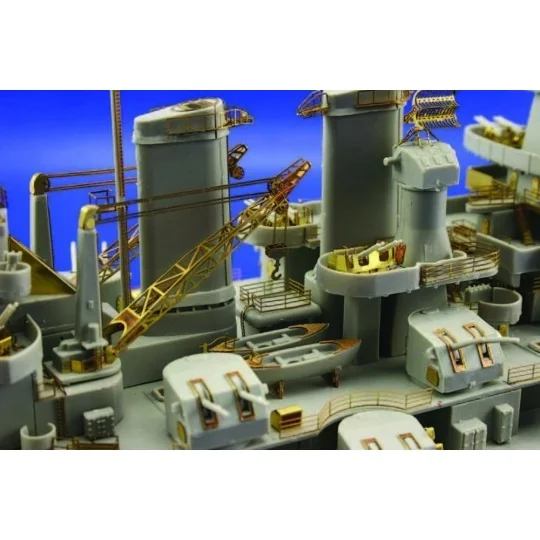 USS BB-55 North Carolina 1/350 für Trumpeter-Bausatz - Eduard Acces...