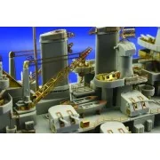 USS BB-55 North Carolina 1/350 für Trumpeter-Bausatz - Eduard Acces...