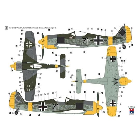 Focke-Wulf Fw 190 A-5, 1/32 - Hobby 2000 H2K32016