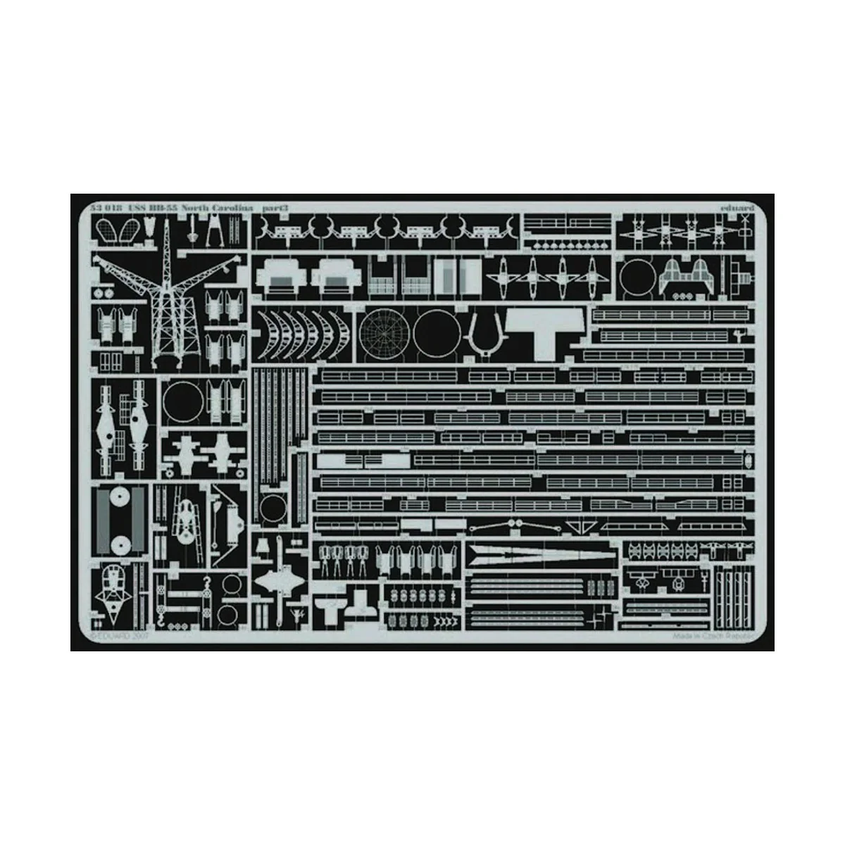 USS BB-55 North Carolina 1/350 für Trumpeter-Bausatz, 1/350 - Eduar...