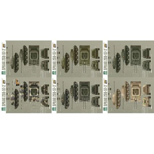 ZSU-57-2 1955-2017 (w/bonus 11 painting and marking), 1/35 - Hobby ...