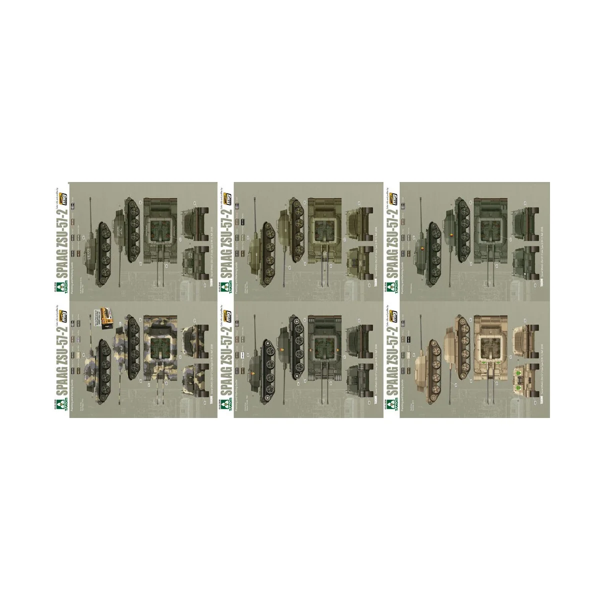 ZSU-57-2 1955-2017 (w/bonus 11 painting and marking), 1/35 - Hobby ...