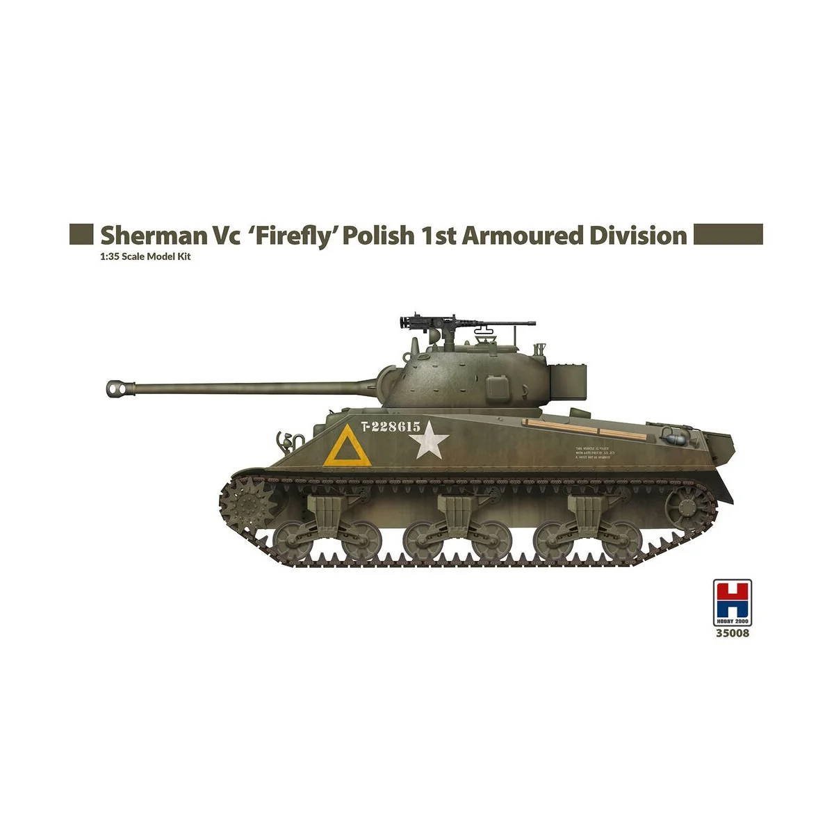 Sherman Vc 'Firefly' Polish 1st Armoured Division, 1/35 - Hobby 200...