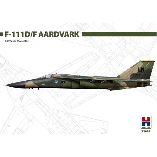 F-111 D/F Aardvark, 1/72 - Hobby 2000 72044
