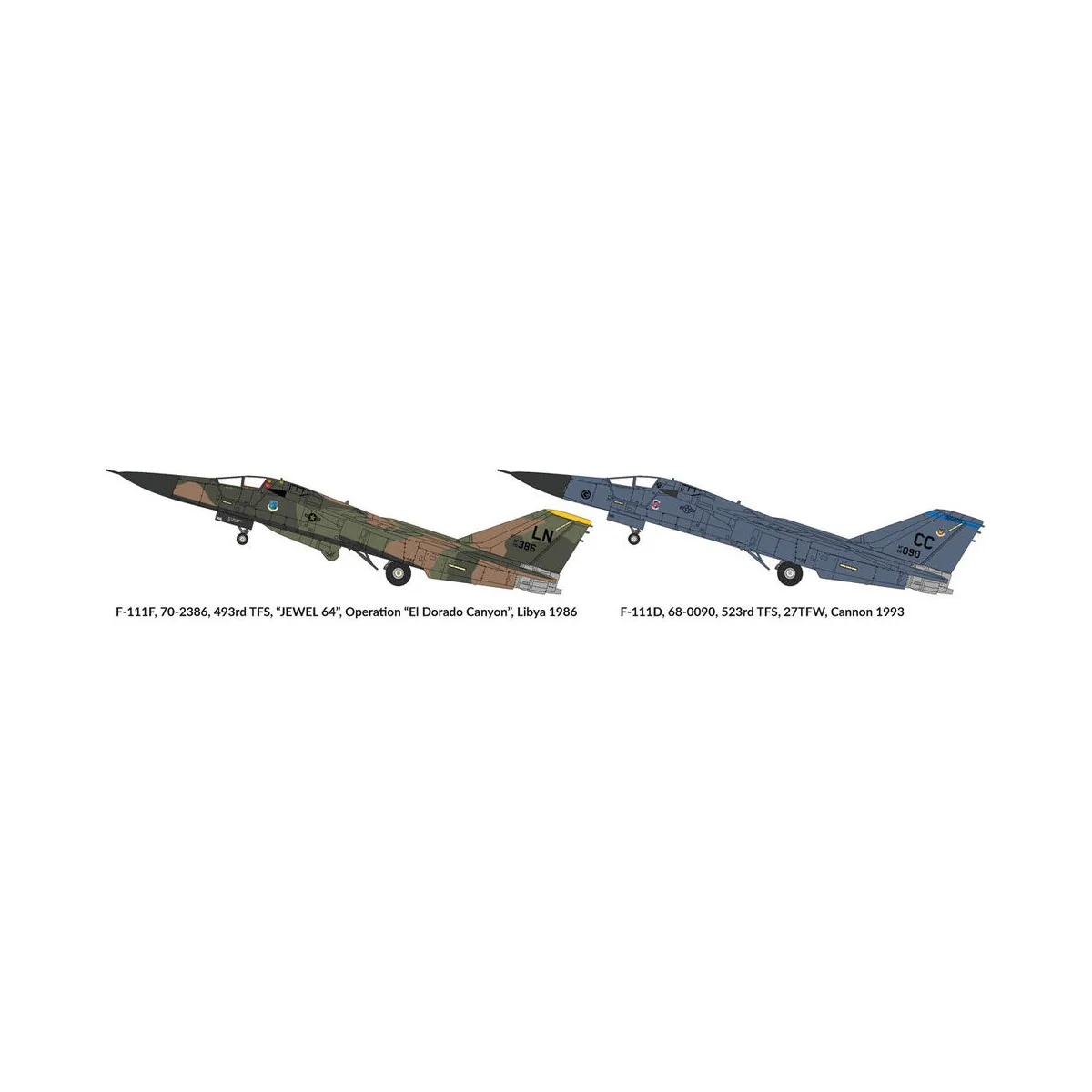 F-111 D/F Aardvark, 1/72 - Hobby 2000 72044