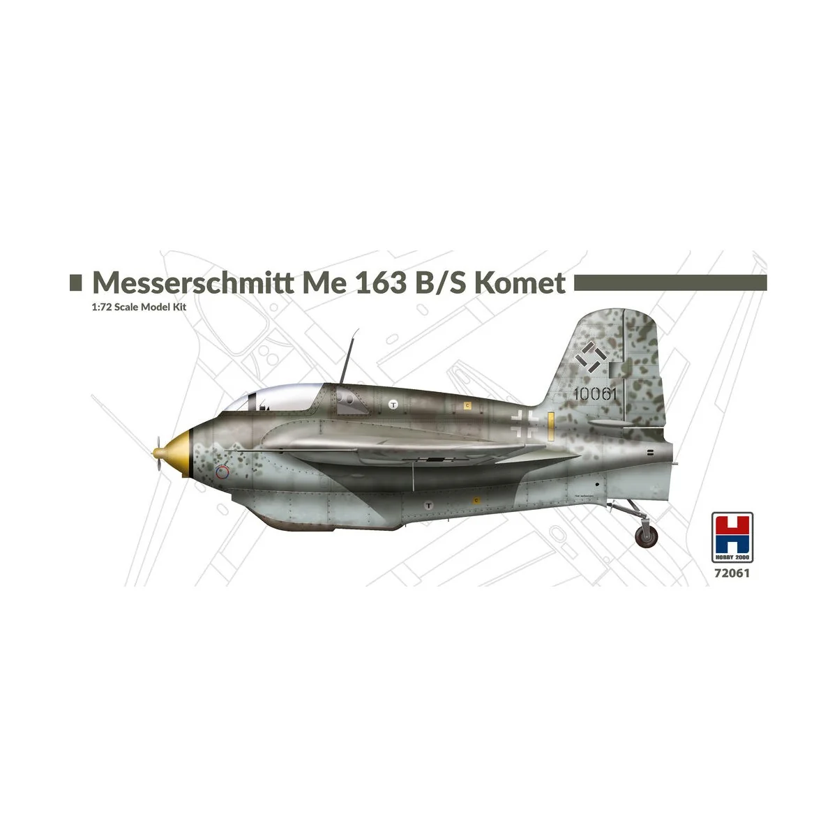 Messerschmitt Me 163 B/S Komet, 1/72 - Hobby 2000 72061