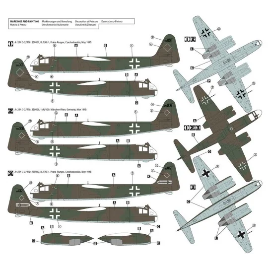 Arado Ar 234 C-3 w/ Bombentorpedo Initial Production, 1/72 - Hobby ...