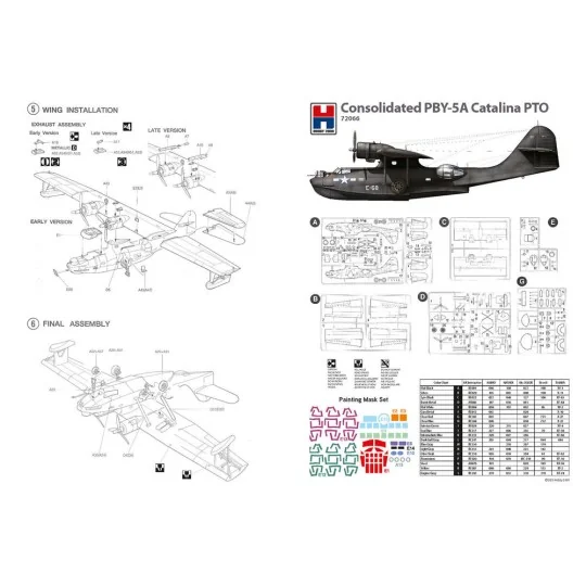 Consolidated PBY-5A Catalina PTO, 1/72 - Hobby 2000 72066