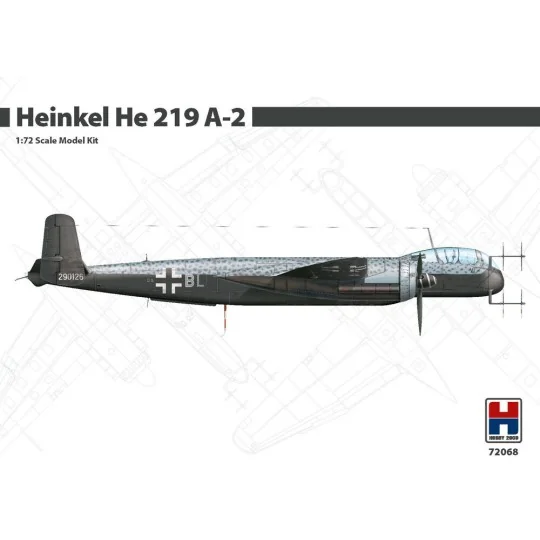 Heinkel He 219 A-2, 1/72 - Hobby 2000 72068