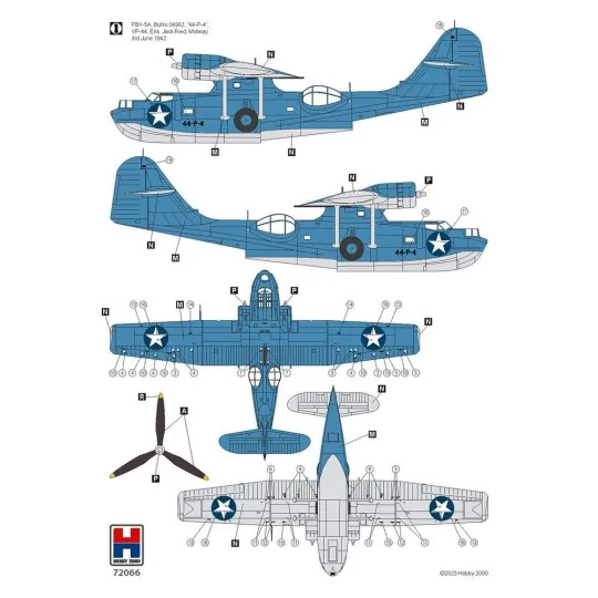 Consolidated PBY-5A Catalina PTO, 1/72 - Hobby 2000 72066