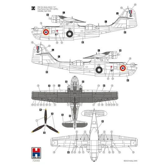 Consolidated PBY-5A Catalina ETO, 1/72 - Hobby 2000 72065