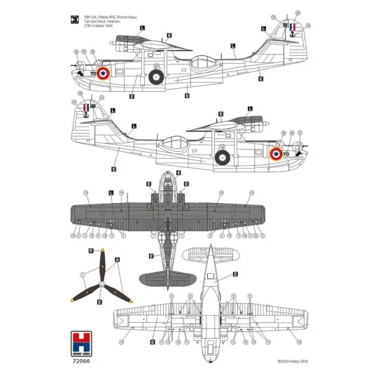 Consolidated PBY-5A Catalina PTO, 1/72 - Hobby 2000 72066