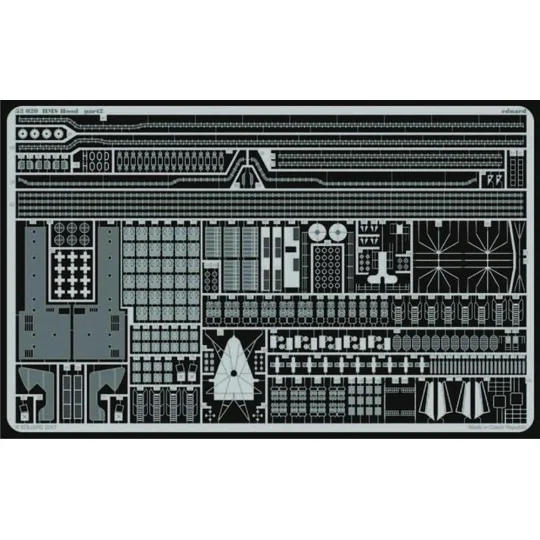 HMS Hood für Trumpeter-Bausatz, 1/350 - Eduard Accessories 53020 HMS Hood für Trumpeter-Bausatz, 1/350 - Eduard Accessories 53020