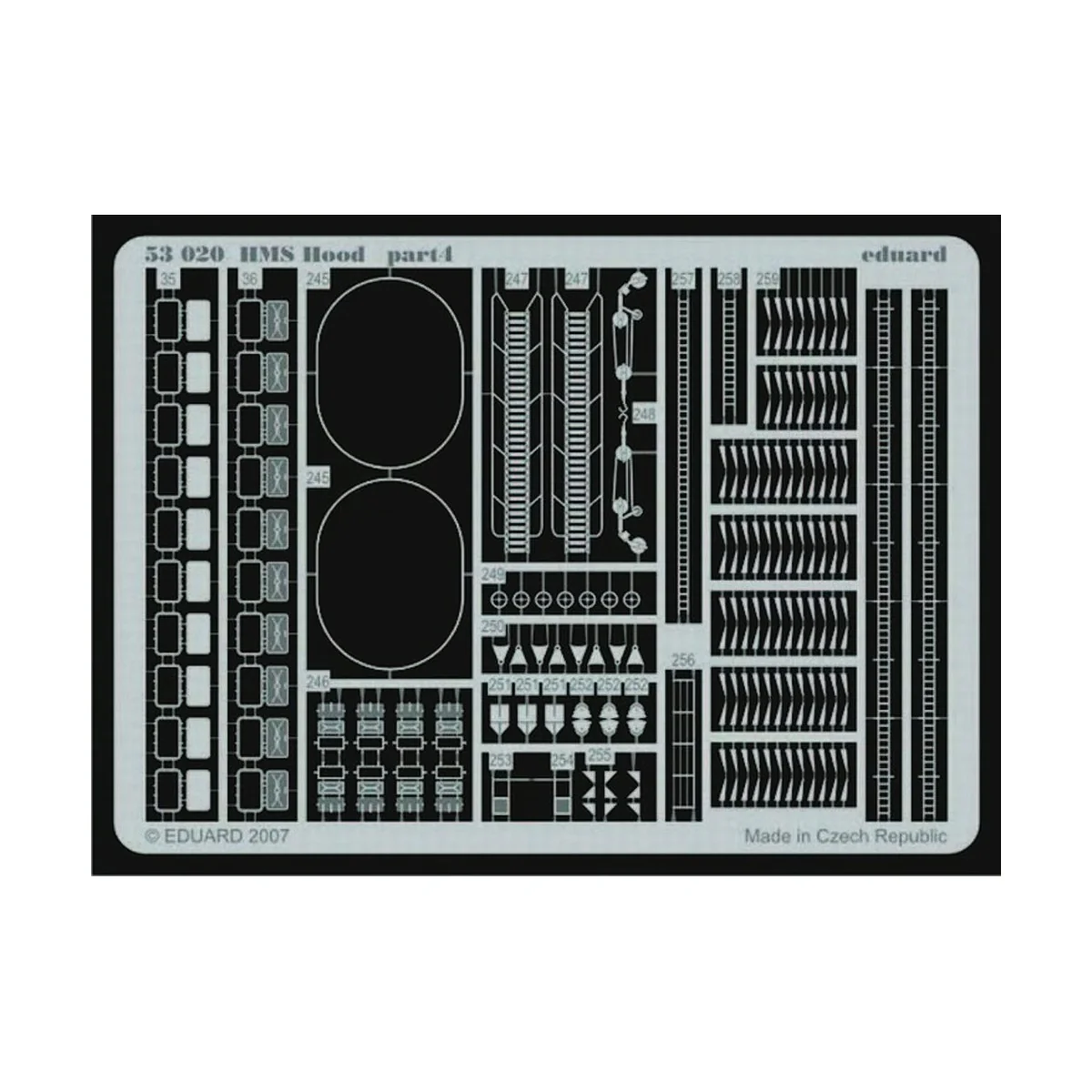 HMS Hood für Trumpeter-Bausatz - Eduard Accessories 53020