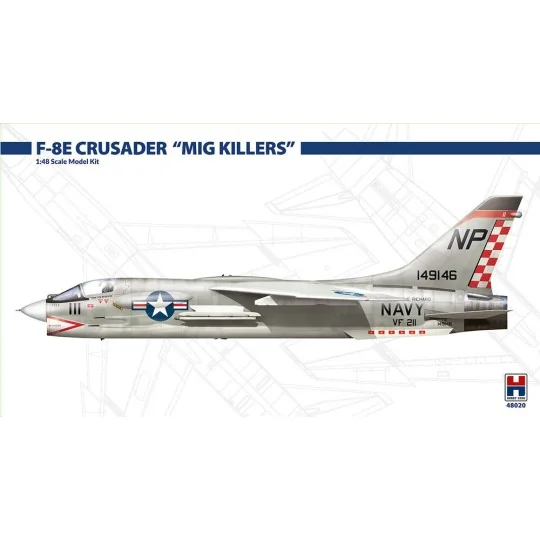 F-8E Crusader "MIG Killers, 1/48 - Hobby 2000 48020