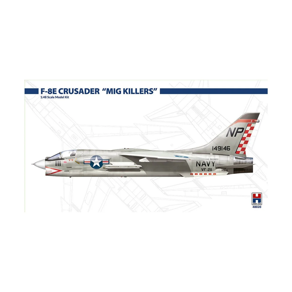 F-8E Crusader "MIG Killers, 1/48 - Hobby 2000 48020
