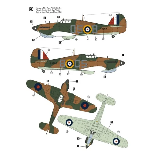 Hawker Hurricane Mk.IA Trop, 1/48 - Hobby 2000 48014