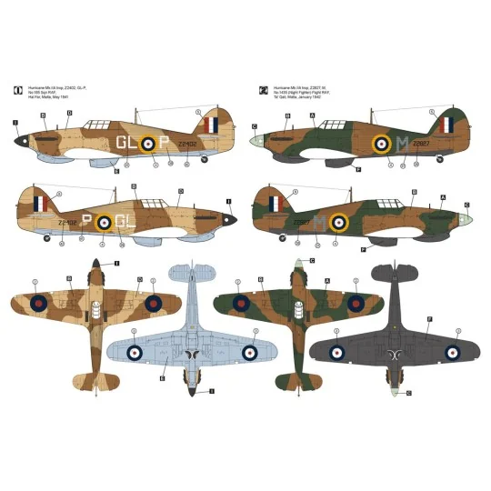 Hawker Hurricane Mk.IIA Trop, 1/48 - Hobby 2000 48016