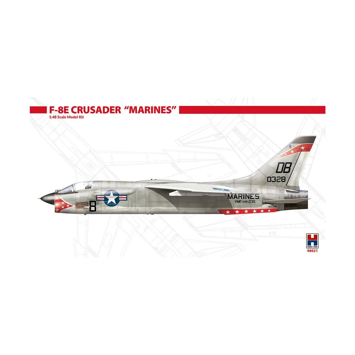 F-8E Crusader "Marines, 1/48 - Hobby 2000 48021