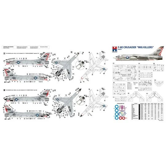 F-8E Crusader "MIG Killers, 1/48 - Hobby 2000 48020