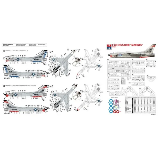 F-8E Crusader "Marines, 1/48 - Hobby 2000 48021