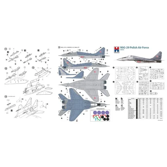 MiG-29 Polish Air Force, 1/48 - Hobby 2000 48023