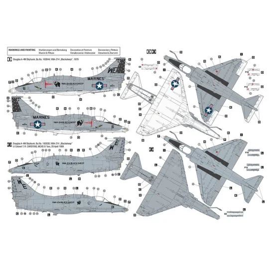 Douglas A-4M Skyhawk, 1/48 - Hobby 2000 48036