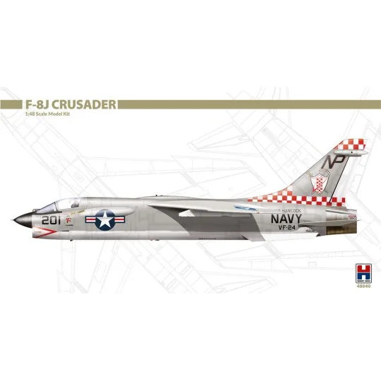 F-8J Crusader, 1/48 - Hobby 2000 48040