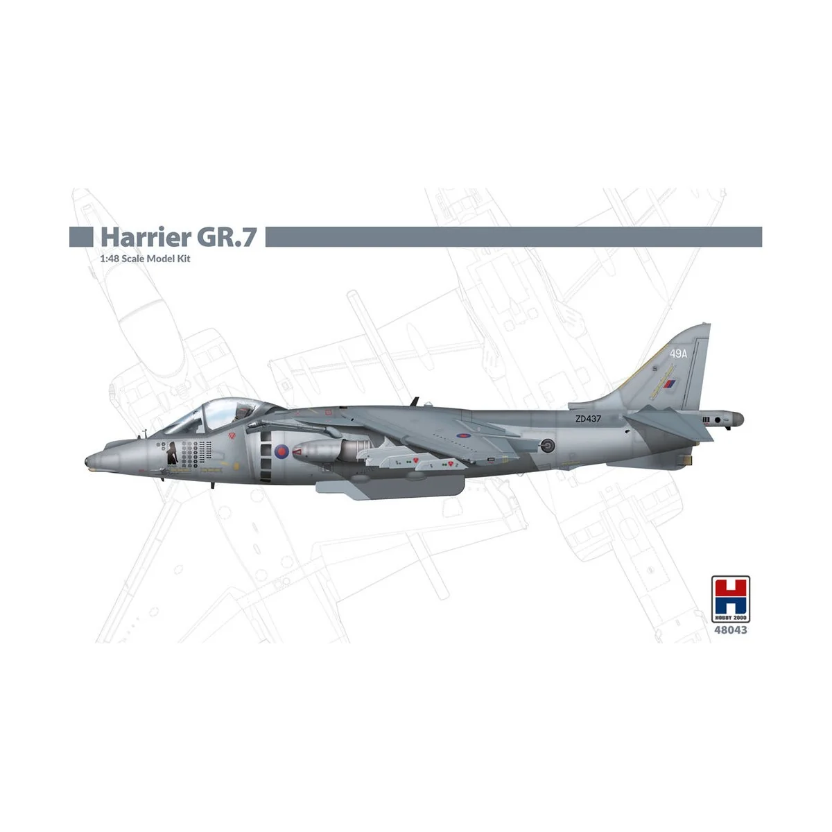 Harrier GR.7, 1/48 - Hobby 2000 48043