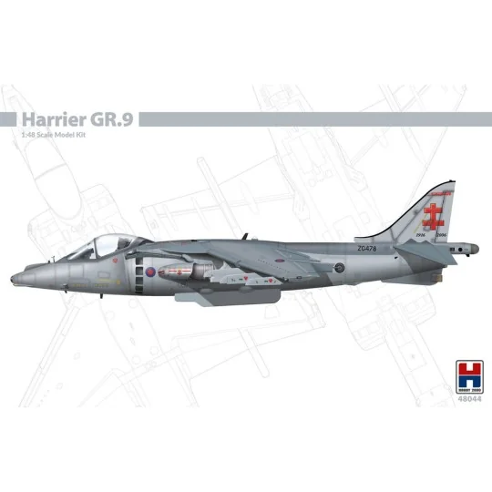 Harrier GR.9, 1/48 - Hobby 2000 48044