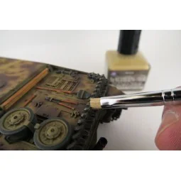 Mr Hobby -Gunze Mr. Weathering Brush Set Hard - Mr Hobby - Gunze MB-30 2