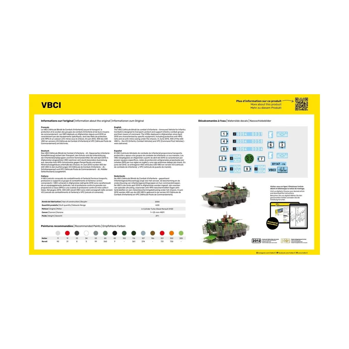 STARTER KIT VBCI - Heller 57147