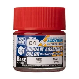 Acrysion GUNDAM ASSEMBLE COLOR (Base Color) (10 ml) Red - Mr Hobby ...