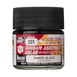 Acrysion GUNDAM ASSEMBLE COLOR (Shade Color) (10 ml) Shade Balck - ...