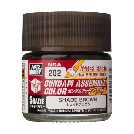 Acrysion GUNDAM ASSEMBLE COLOR (Shade Color) (10 ml) Shade Brown - ...