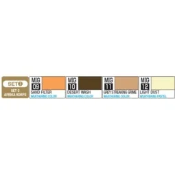Mr Hobby -Gunze YAKUMO COLOR SET C WWII AFRIKA KORPS - Mr Hobby - G... 2