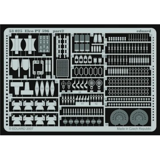 Elco PT-596 Torpedoboot für Italeri-Bausatz - Eduard Accessories 53025