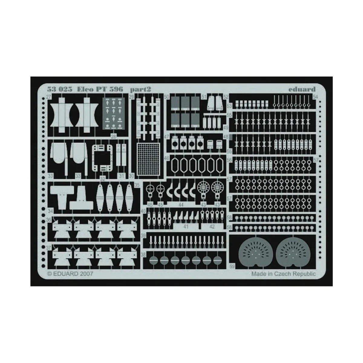 Elco PT-596 Torpedoboot für Italeri-Bausatz - Eduard Accessories 53025