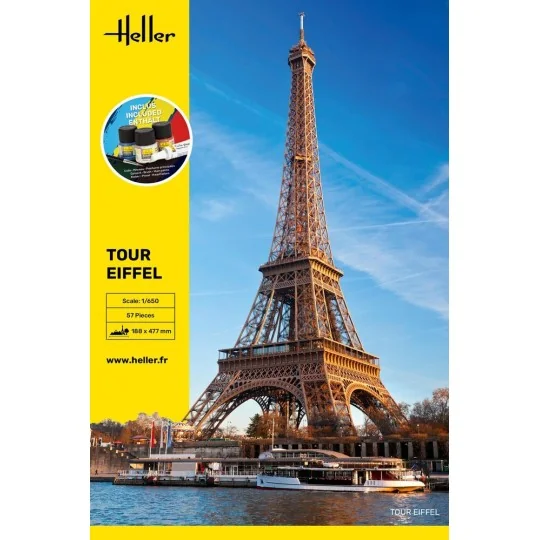 STARTER KIT Tour Eiffel, 1/650 - Heller 57201