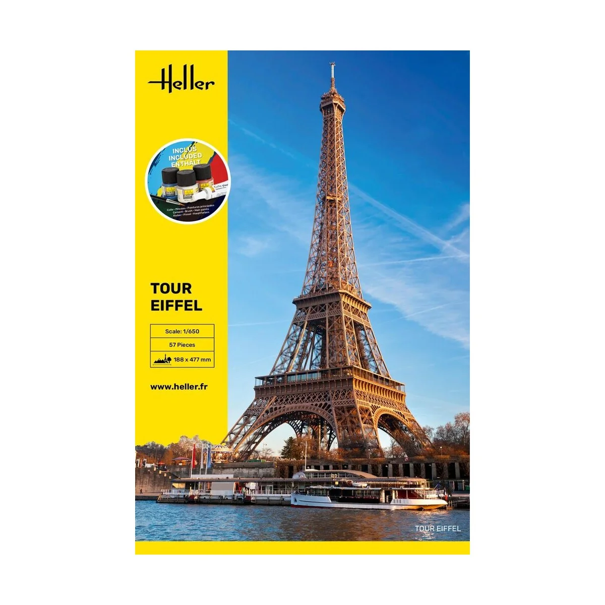 STARTER KIT Tour Eiffel, 1/650 - Heller 57201