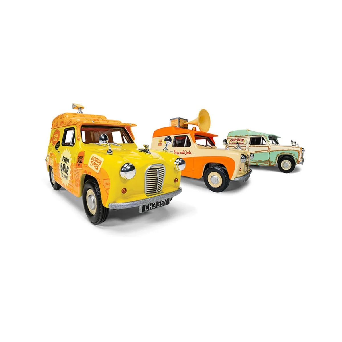 Wallace & Gromit Austin A35 Van Collection - Cheese Please!, Top Bu...