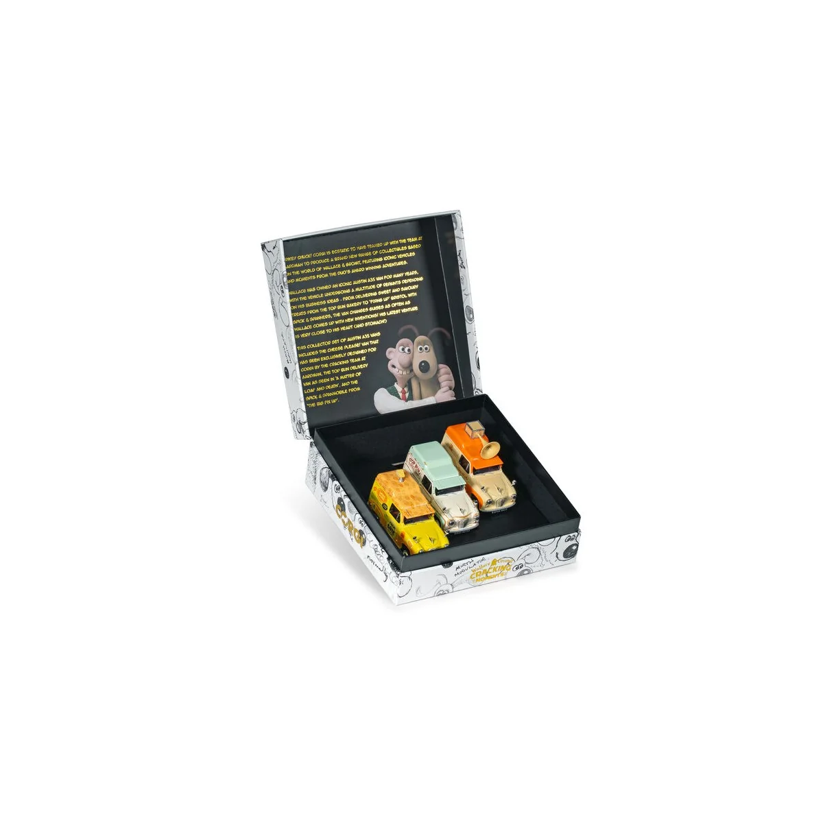 Wallace & Gromit Austin A35 Van Collection - Cheese Please!, Top Bu...