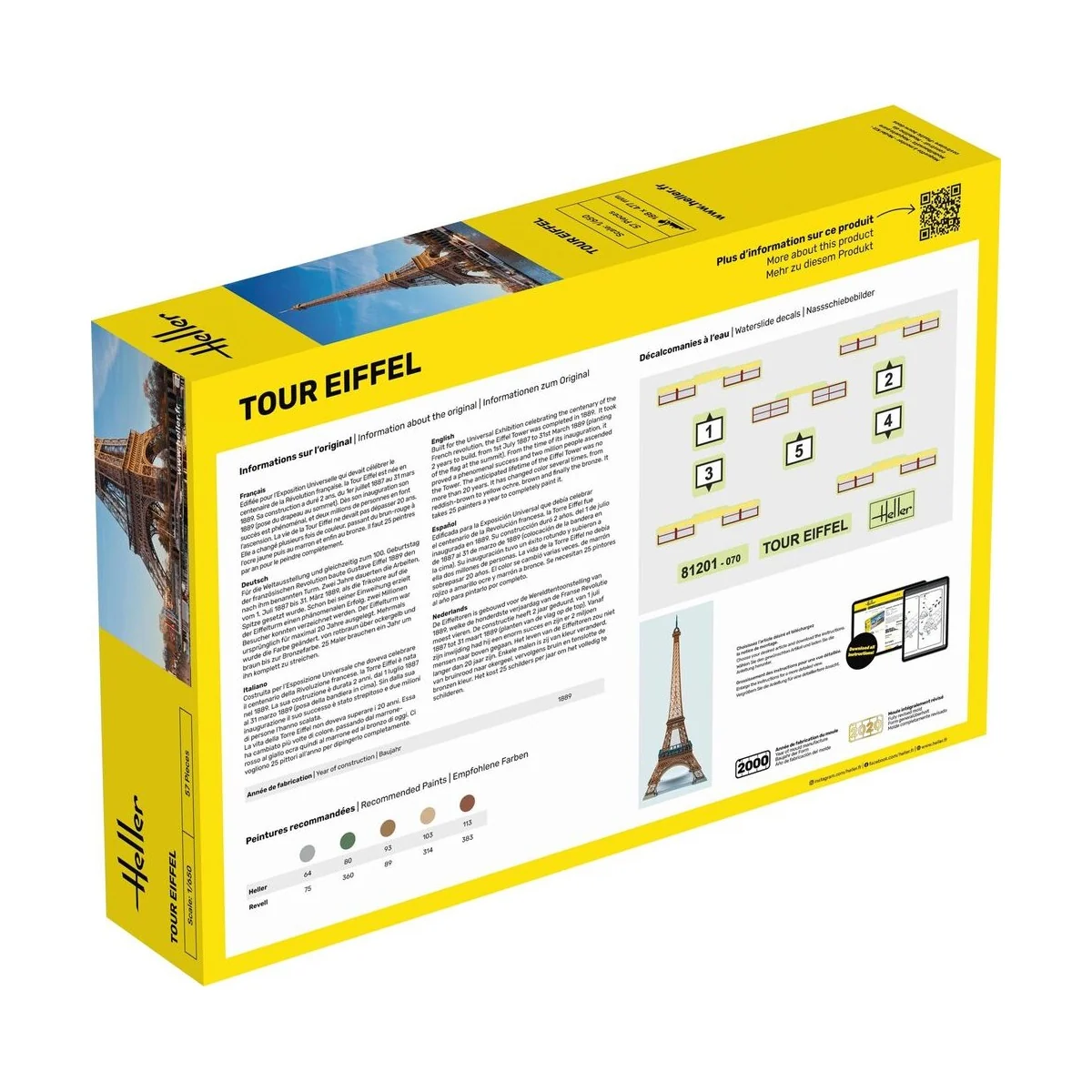 STARTER KIT Tour Eiffel - Heller 57201