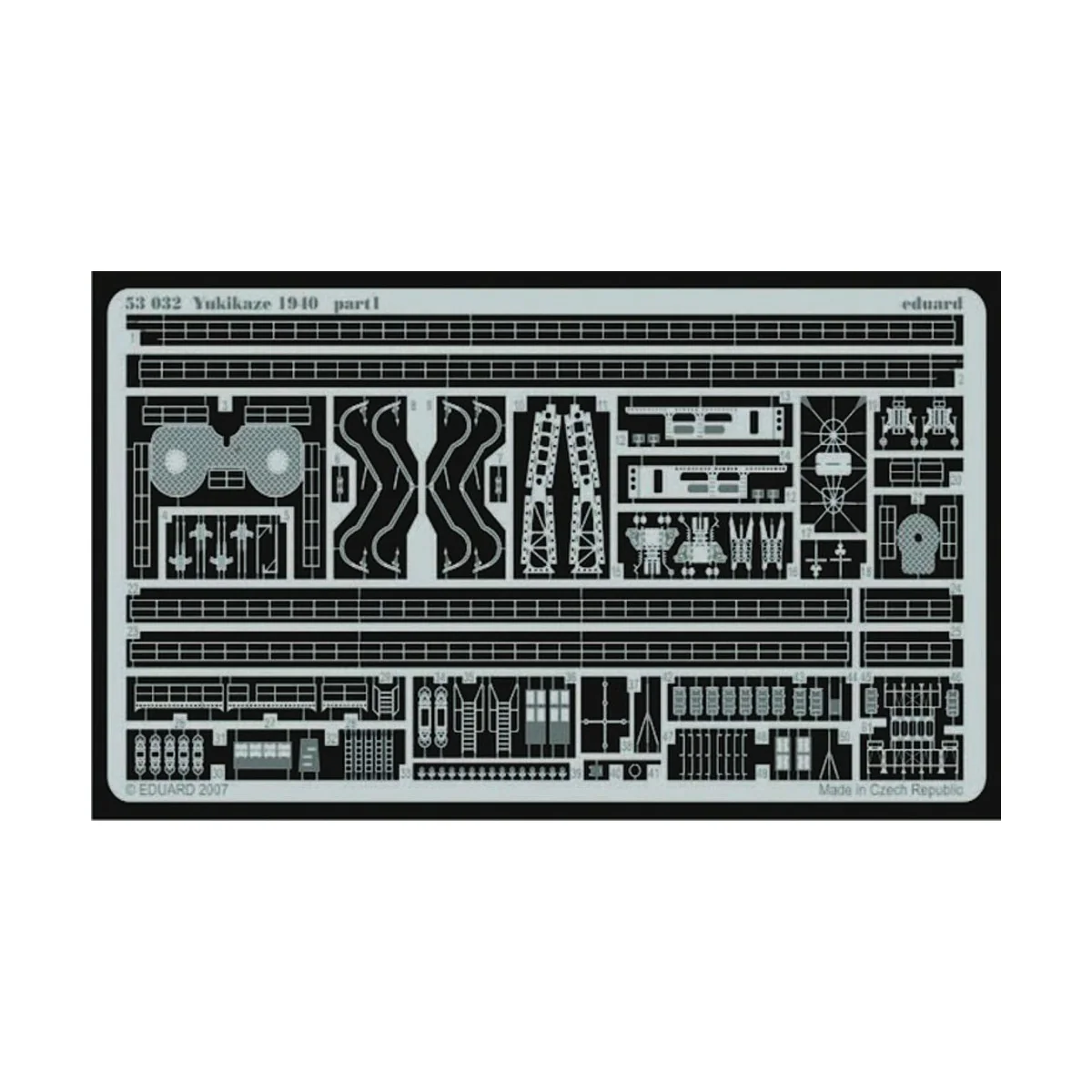 Yukikaze 1940 1/350 für Hasegawa-Bausatz - Eduard Accessories 53032