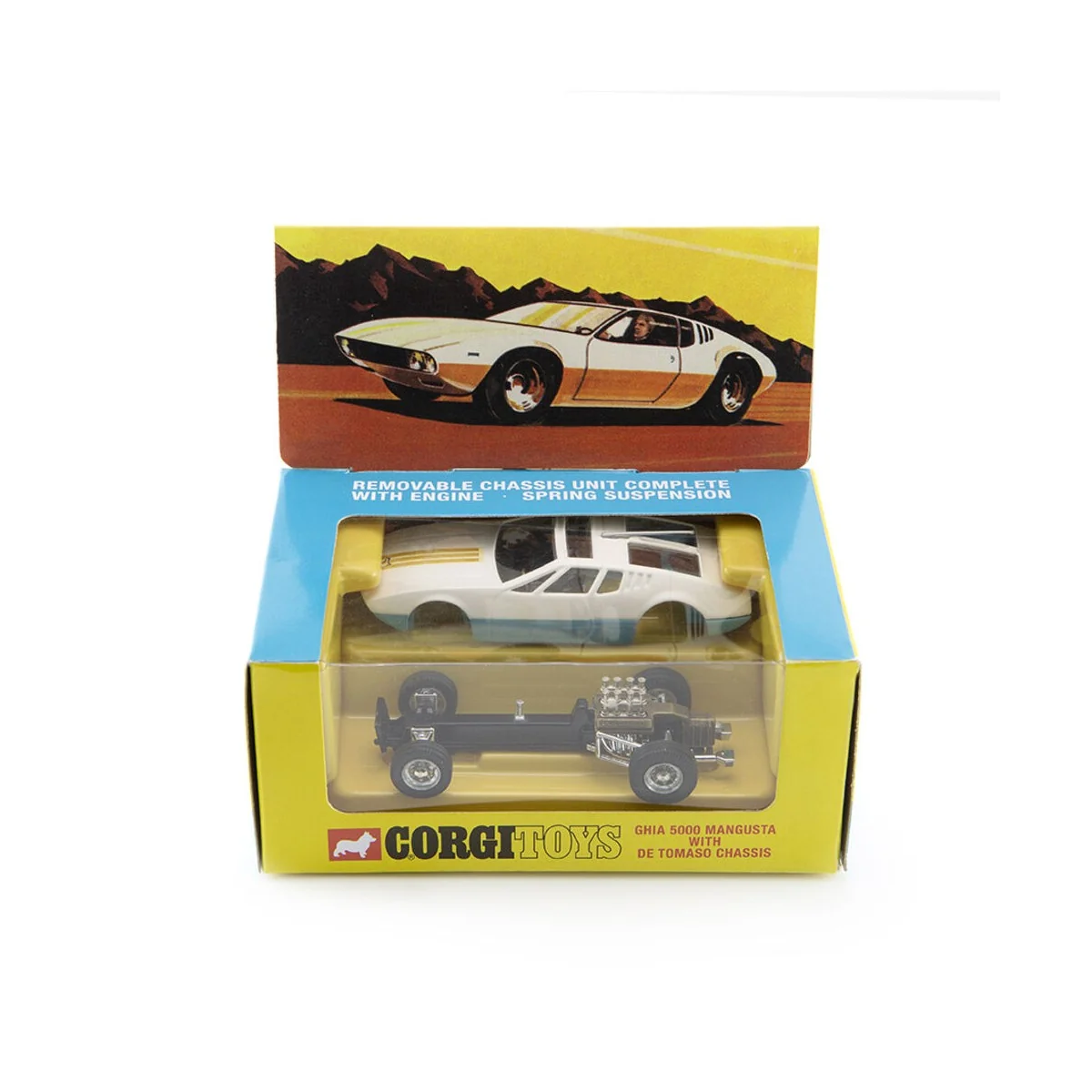 Ghia 5000 Mangusta with De Tomaso Chassis - Corgi CD54321008