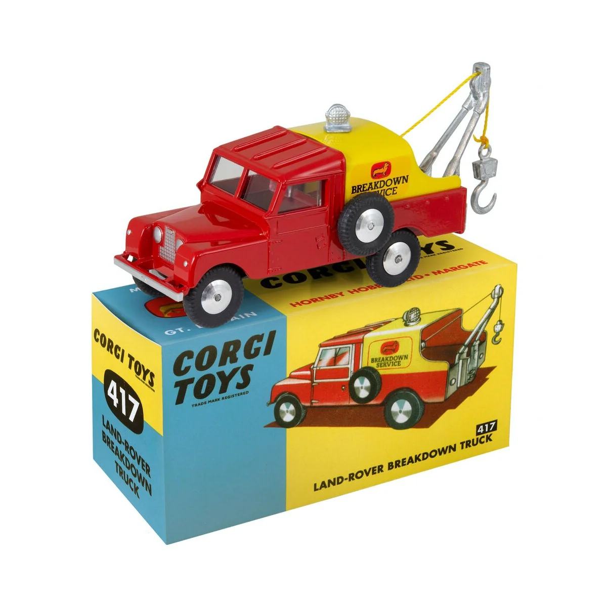 Retro Landrover Breakdown No 417 - Corgi CD54321006